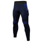 Männer Patchwork Kompression Laufhose inkl. Telefontasche, Elastische Fitness Leggings