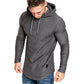 Neue Marke einfarbige langarm Mode Sweatshirt  für Männer
