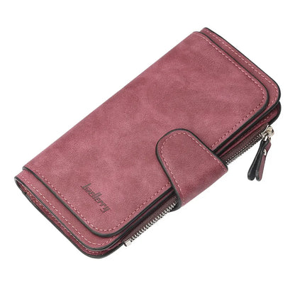 2023 Women Wallets Fashion Long PU Leather Top Quality Card Holder Classic Female Purse  Zipper  Wallet For Women