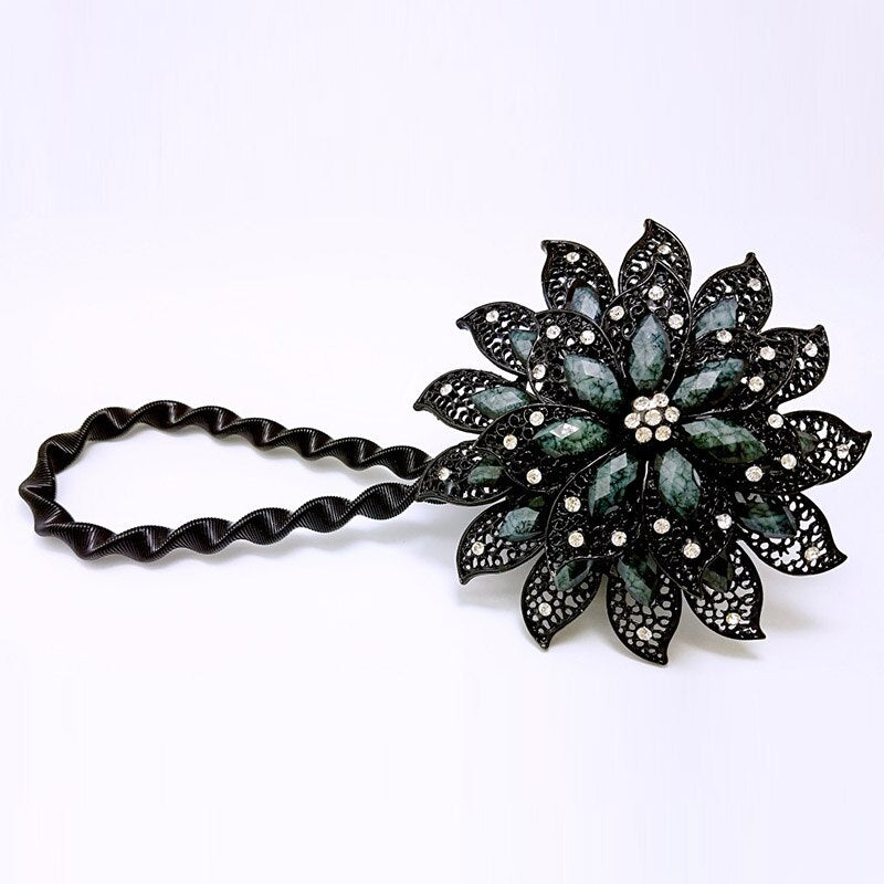 Bunte Vorhangschnalle, dehnbarer Frühling, magnetischer Vorhang-Clip, Vorhanghalter, kreativer Blumen-Riemen