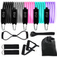 12PCS Widerstand Bands Set Bodybuilding für Home Gym Ausrüstung, Professionelle Home-Training, Fitness Elastische Gummibänder / Expander