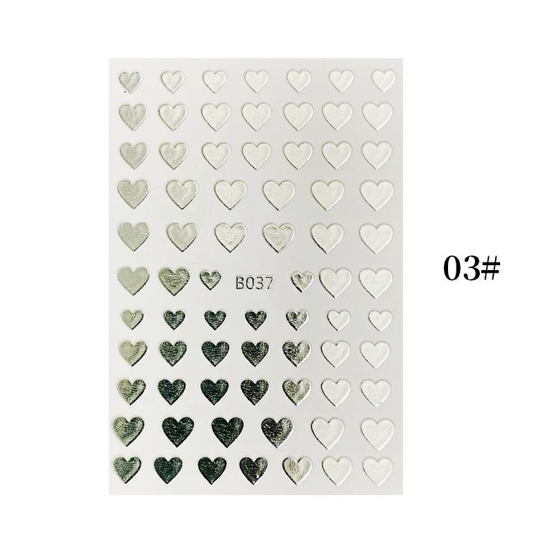 3D Nagelaufkleber, love Aufkleber, Gesicht Muster, Valentinstag Nail art Dekoration, Liebesherz