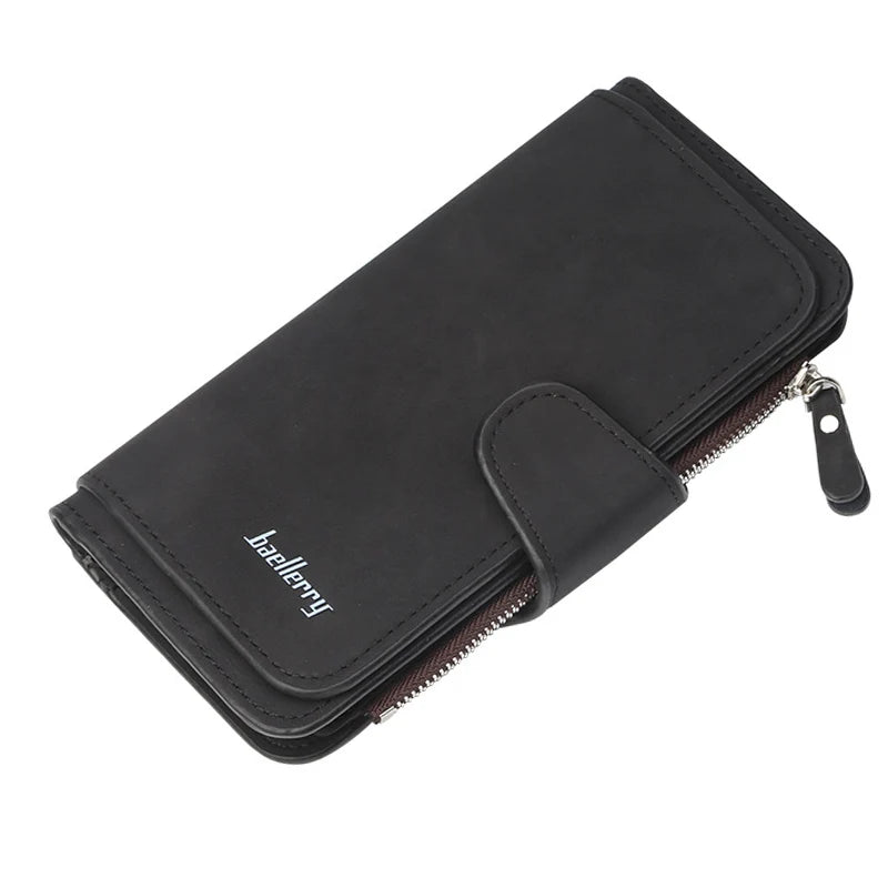 2023 Women Wallets Fashion Long PU Leather Top Quality Card Holder Classic Female Purse  Zipper  Wallet For Women