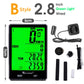 Fahrradcomputer, kabellos, kabelgebunden, wasserdicht, digitaler Fahrrad-Tachometer, Kilometerzähler mit Hintergrundbeleuchtung, Fahrrad-Stoppuhr
