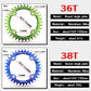 Runde Narrow Wide Kettenblatt MTB Mountainbike Fahrrad 32T, 34T, 36T, 38T Kurbelgarnitur Einzelne Zahn platte