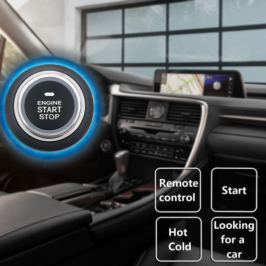 12V Auto Alarm-Passive-Fernbedienungssystem, One Button Start Fernbedienung System mit Zentralverriegelung