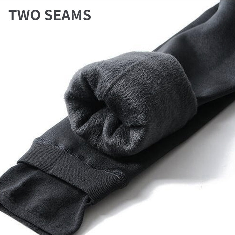 8 Farben S-XL Winter-Kaschmir-Leggings für Damen, warm, große Größe, Kunstsamt, gestrickt, dick, schlank, superelastisch