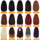 18 Zoll Ombre Marley Zöpfe Häkelhaar,  Häkelgeflecht Twist Box Afro Synthetik Jumbo Flechten Haarverlängerungen