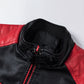 Herren Lederjacke, 2023 Mode Biker Jacke