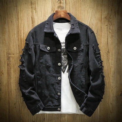 Neue Frühling-Herbst Männer Jean Jacke, Streetwear Baumwolle Denim Jacke