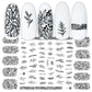 3D Nagelaufkleber, love Aufkleber, Gesicht Muster, Valentinstag Nail art Dekoration, Liebesherz