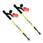 2 Teil/para 135 CM Spazierstock Trekking, Stoßfest, Aluminiumlegierung Klettern Stick Teleskop zum Wandern