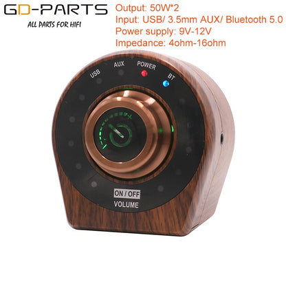 Mini Stereo Hifi Digital Power Verstärker TPA3116 Desktop AMP Heimkino Unterstützung Bluetooth 5,0 USB AUX Player 50W x 2