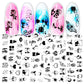 3D Nagelaufkleber, love Aufkleber, Gesicht Muster, Valentinstag Nail art Dekoration, Liebesherz