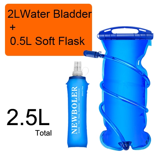 250 ml 500 ml Soft Flask, zusammenklappbare Wasserflasche, TPU-frei, zum Laufen, Trinkrucksack, Hüfttasche, Weste, SD09, SD10