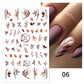 3D Nagelaufkleber, love Aufkleber, Gesicht Muster, Valentinstag Nail art Dekoration, Liebesherz