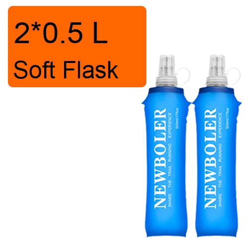 250 ml 500 ml Soft Flask, zusammenklappbare Wasserflasche, TPU-frei, zum Laufen, Trinkrucksack, Hüfttasche, Weste, SD09, SD10