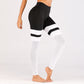 Mesh Patchwork Damen Sport Leggings, Damen Hohe Taille