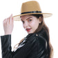 Schwarz Rot Fedora Hüte Für Frauen