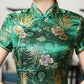 New High Fashion Green Rayon Cheongsam Chinese Classic Women
