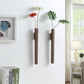 Wand Vase aus Handgemachten Massivholz, Hydrokultur  Blumentopf