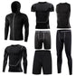 Männer Enge Sportwear Gymanzug, Kompression Leggings, Workout Sport Kleidung Sets