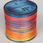 Geflochtene Angelschnur, 500 m, mehrfarbig, superstark, japanische Multifilament-PE-Geflechtschnur, 10, 20, 30, 40, 60, 80, 100 LB