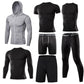 Männer Enge Sportwear Gymanzug, Kompression Leggings, Workout Sport Kleidung Sets