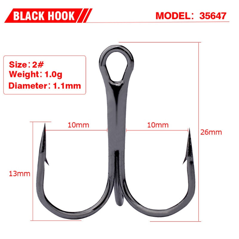 10 Teile/los Schwarz Angelhaken High Carbon Stahl, Höhen Aufgehobenen Haken für Angelgerät