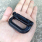 5PCS Grimloc Molle Karabiner mit D-Verschluss Ring aus Kunststoff