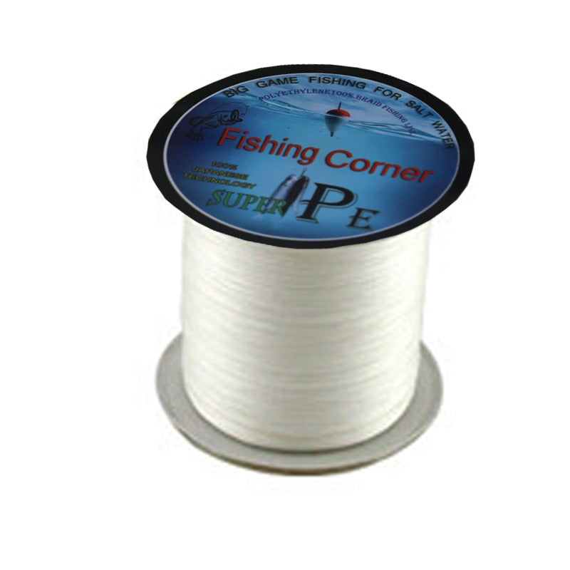 Geflochtene Angelschnur, 500 m, mehrfarbig, superstark, japanische Multifilament-PE-Geflechtschnur, 10, 20, 30, 40, 60, 80, 100 LB
