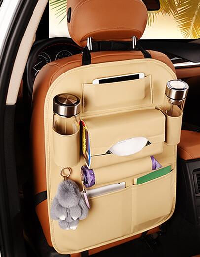 Auto sitz zurücklagerung Organizertasche aus Leder, Universal Multifunktionslagerung box zum Verstauen, Aufräumen