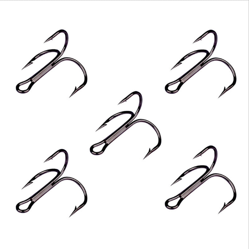 10 Teile/los Schwarz Angelhaken High Carbon Stahl, Höhen Aufgehobenen Haken für Angelgerät