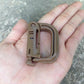 5PCS Grimloc Molle Karabiner mit D-Verschluss Ring aus Kunststoff
