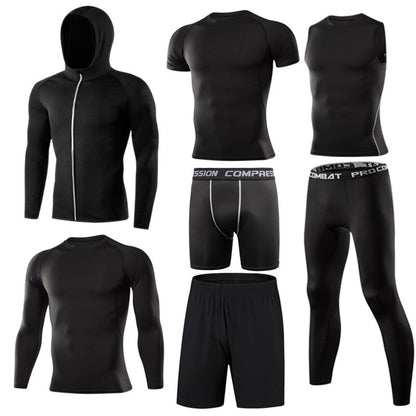 Männer Enge Sportwear Gymanzug, Kompression Leggings, Workout Sport Kleidung Sets