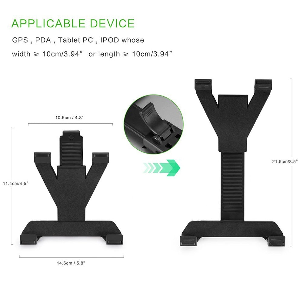 Auto Windschutzscheibe Universaltablethalter 10,5-20 cm Breite Einstellbar für Ipad/Android Tablet