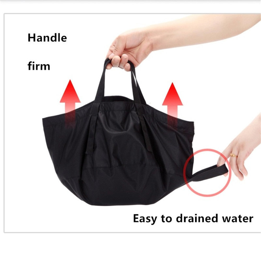 8,5 l zusammenklappbares Waschbecken, ideal für Angeln, Wandern, Outdoor, Wasserbehälter