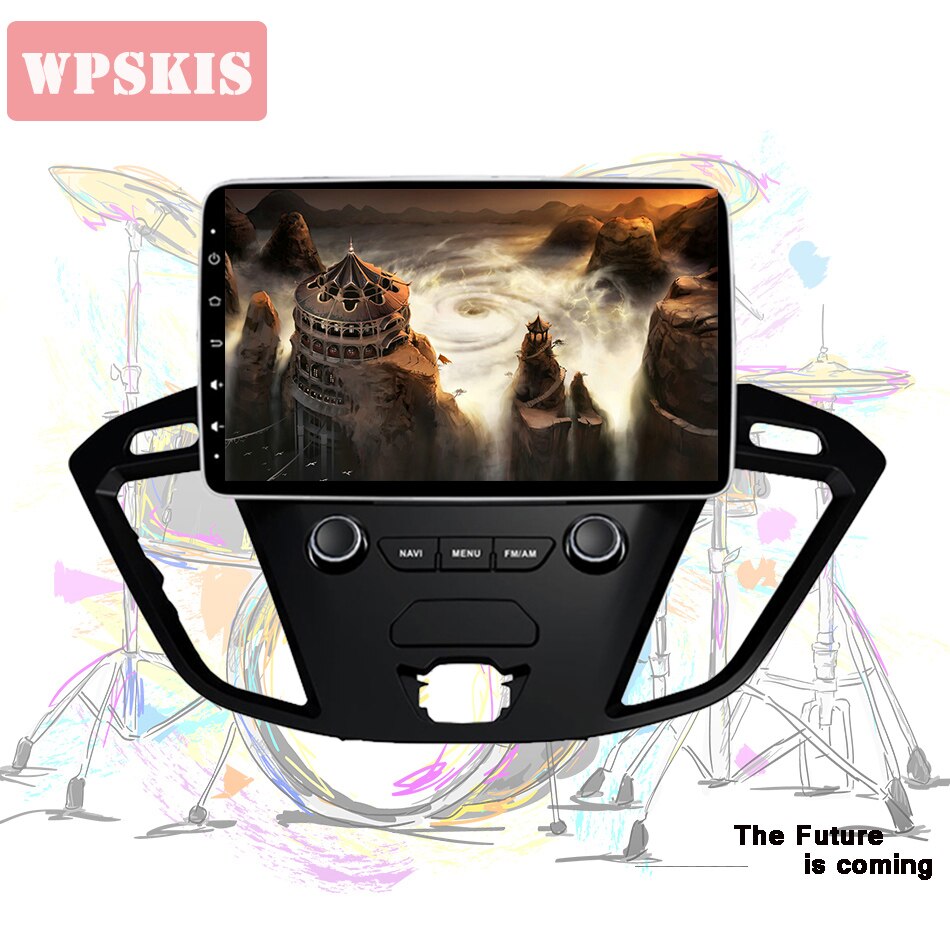 IPS HD-Bildschirm im Armaturenbrett, Auto-Musik-Video-Stereo-PC-Tablet-Steuergerät für Ford Tourneo Transit Custom 2013+, Android 11, CarPlay bt