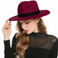 Schwarz Rot Fedora Hüte Für Frauen