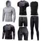 Männer Enge Sportwear Gymanzug, Kompression Leggings, Workout Sport Kleidung Sets