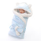Winterdecke für Mädchen und Jungen Babys, Doppel Schicht Fleece Baby Swaddle Schlafsack für Neugeborene