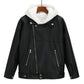 Herbst Winter Leder Jacke Übergroßen Freund Koreanischen Stil