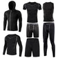 Männer Enge Sportwear Gymanzug, Kompression Leggings, Workout Sport Kleidung Sets
