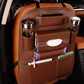 Auto sitz zurücklagerung Organizertasche aus Leder, Universal Multifunktionslagerung box zum Verstauen, Aufräumen