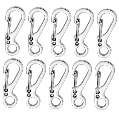 10 Teile/los Mini Karabiner Schlüsselbund, Camping Gadgets EDC, Überleben Ausrüstung
