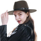 Schwarz Rot Fedora Hüte Für Frauen