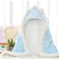 Winterdecke für Mädchen und Jungen Babys, Doppel Schicht Fleece Baby Swaddle Schlafsack für Neugeborene