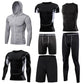 Männer Enge Sportwear Gymanzug, Kompression Leggings, Workout Sport Kleidung Sets
