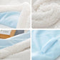 Winterdecke für Mädchen und Jungen Babys, Doppel Schicht Fleece Baby Swaddle Schlafsack für Neugeborene