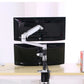 Mechanische Feder, vollbeweglicher 17-32-Zoll-Dual-Monitor-Halterungsarm, Aluminium-Monitorhalterung, maximale Belastung von 10 kg pro Arm